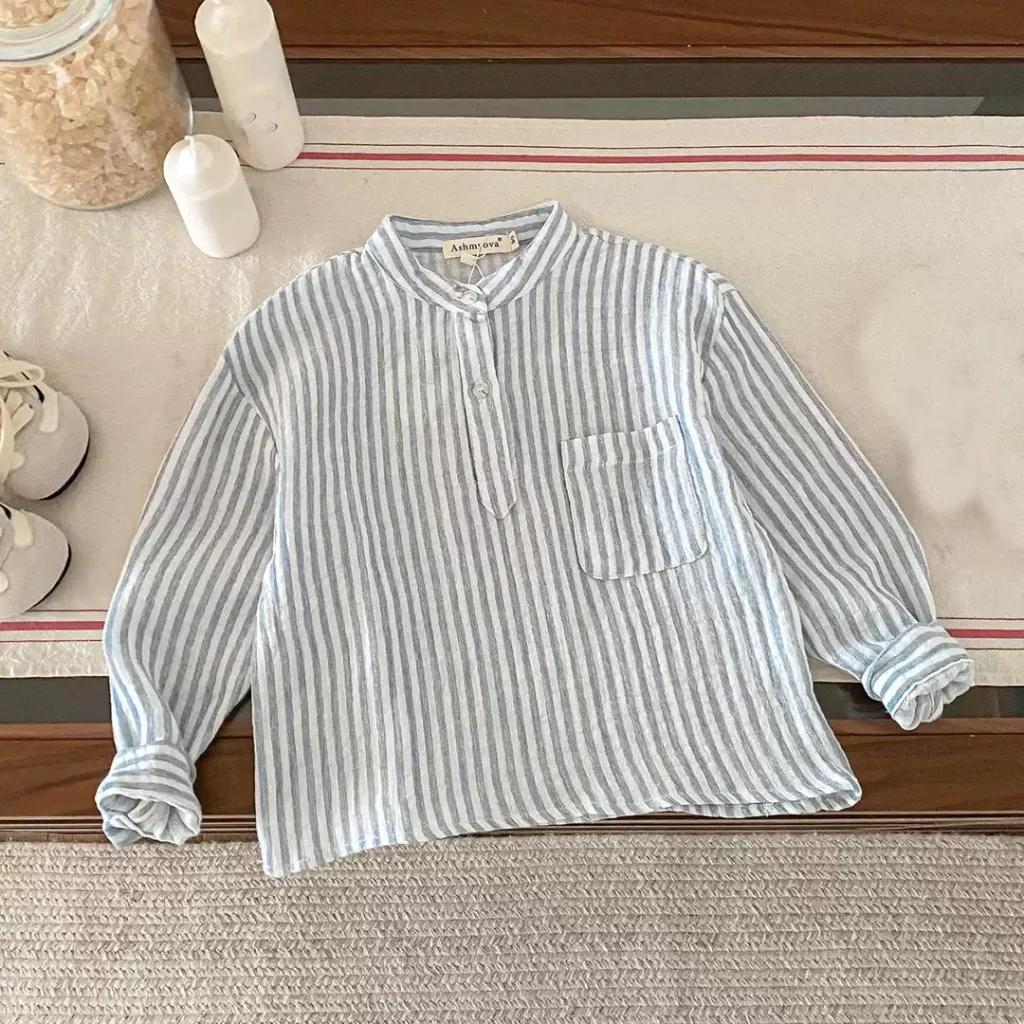 Navy White Stripe Shirt.webp