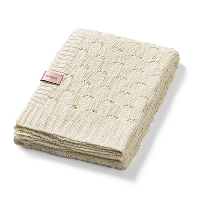 BabyOno -  Bamboo Knitted Blanket Beige