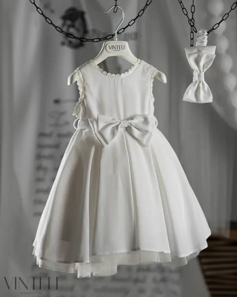 VINTE LI DRESS CLS6414 Ιβουάρ (3-6M)