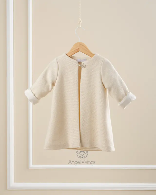 ANGEL WINGS DRESS BOLERO G292 (9-12M)