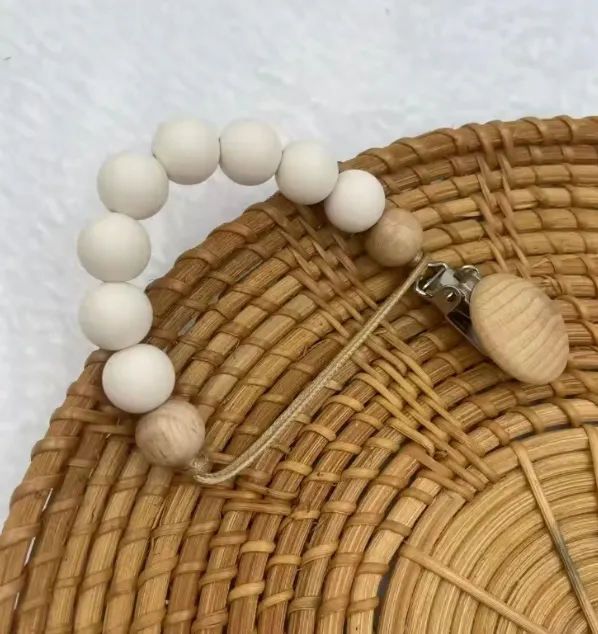 PATOUSAKIA- BABY PACIFIER CLIPS (White)
