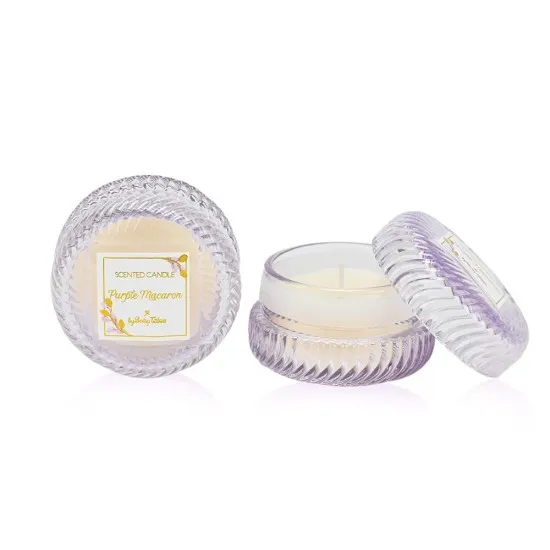SOAPTALES - CANDLE PURPLE MACARON