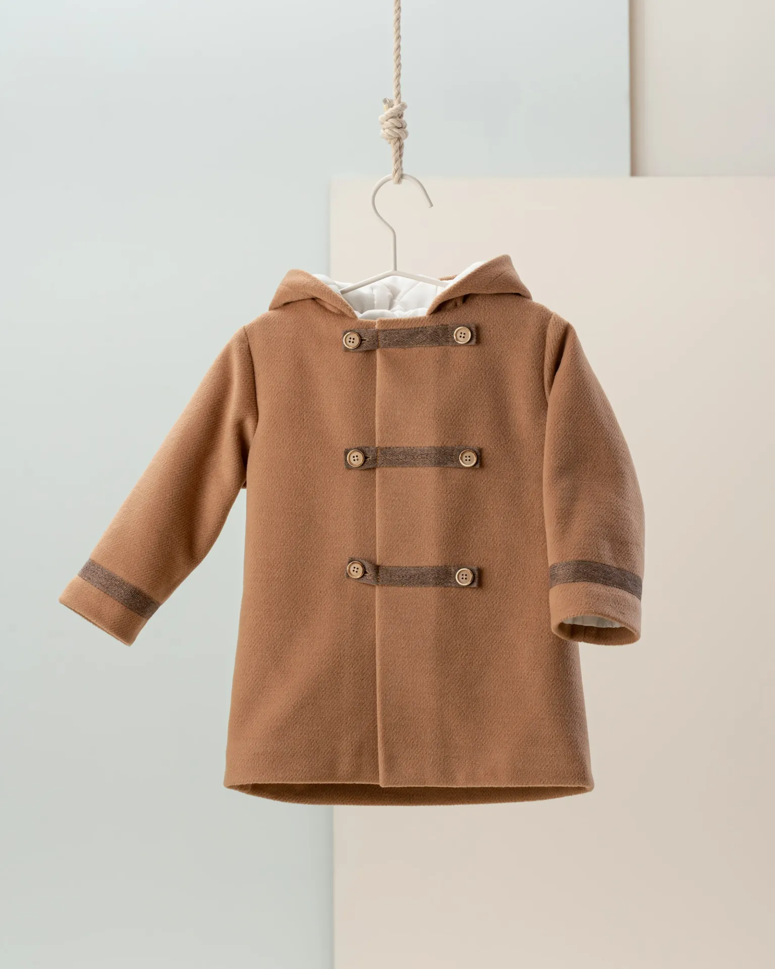 ANGEL WINGS - COAT BROWN WOOL