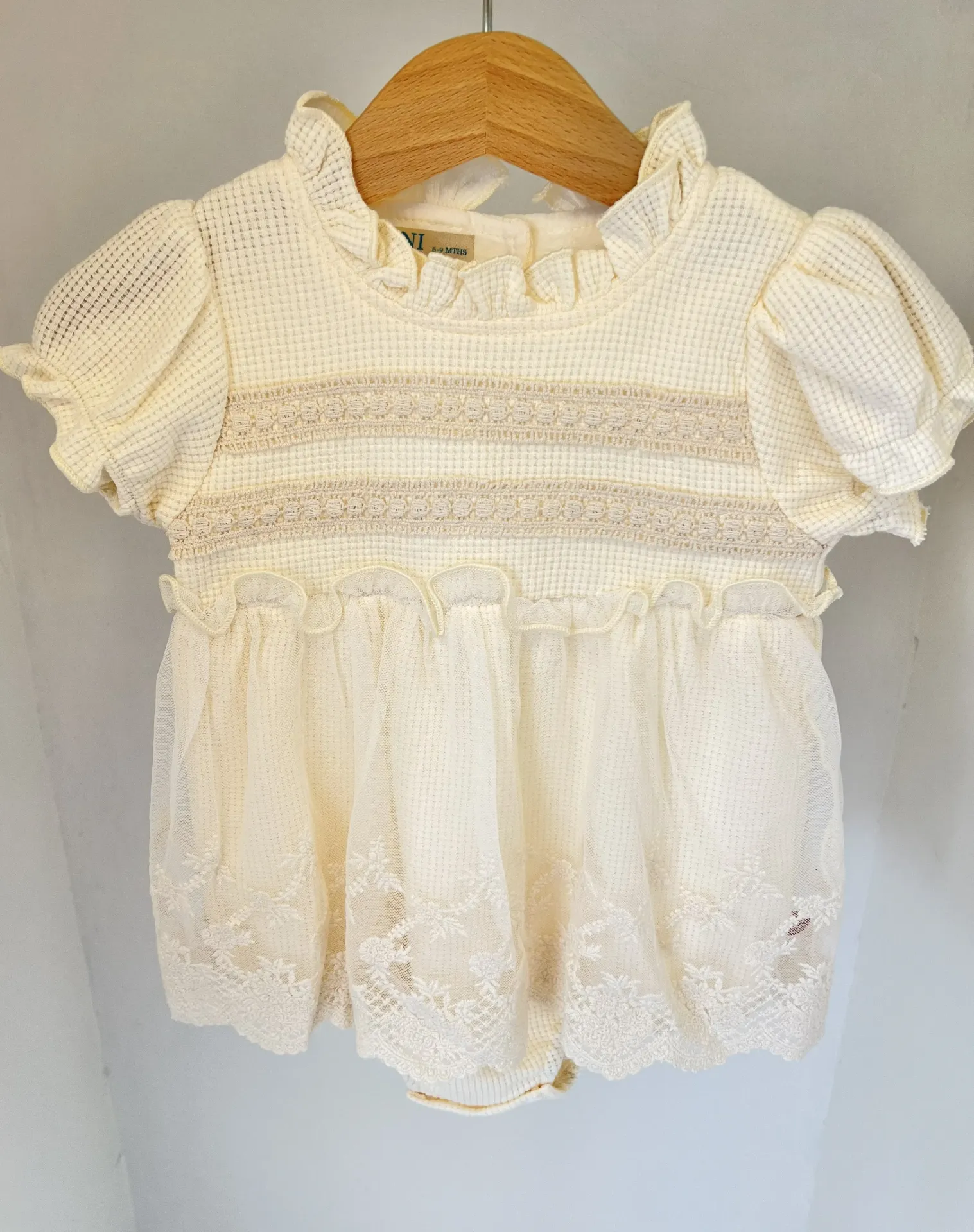 NANI - IVORY LACE ROMPER
