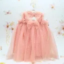 SoapTales - Dusty Pink Polka Dot Dress