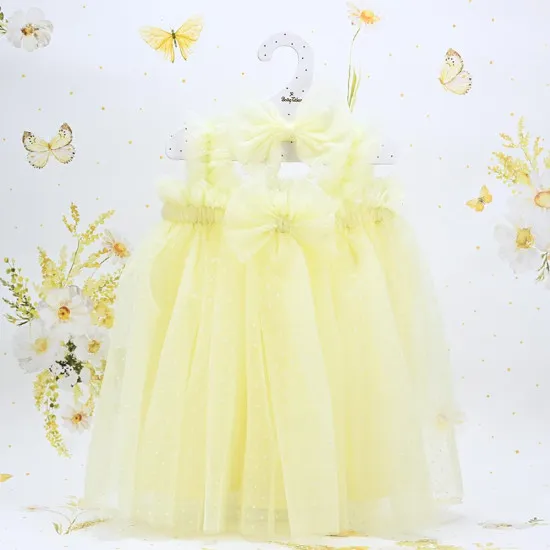 SoapTales -  Lemon Polka Dot Dress