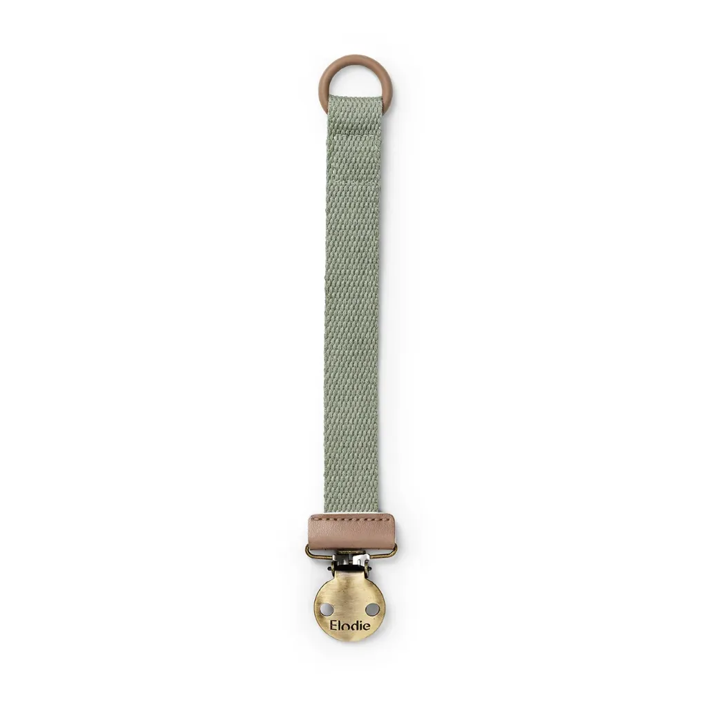 Elodie - Pacifier Clip - Hazy Jade
