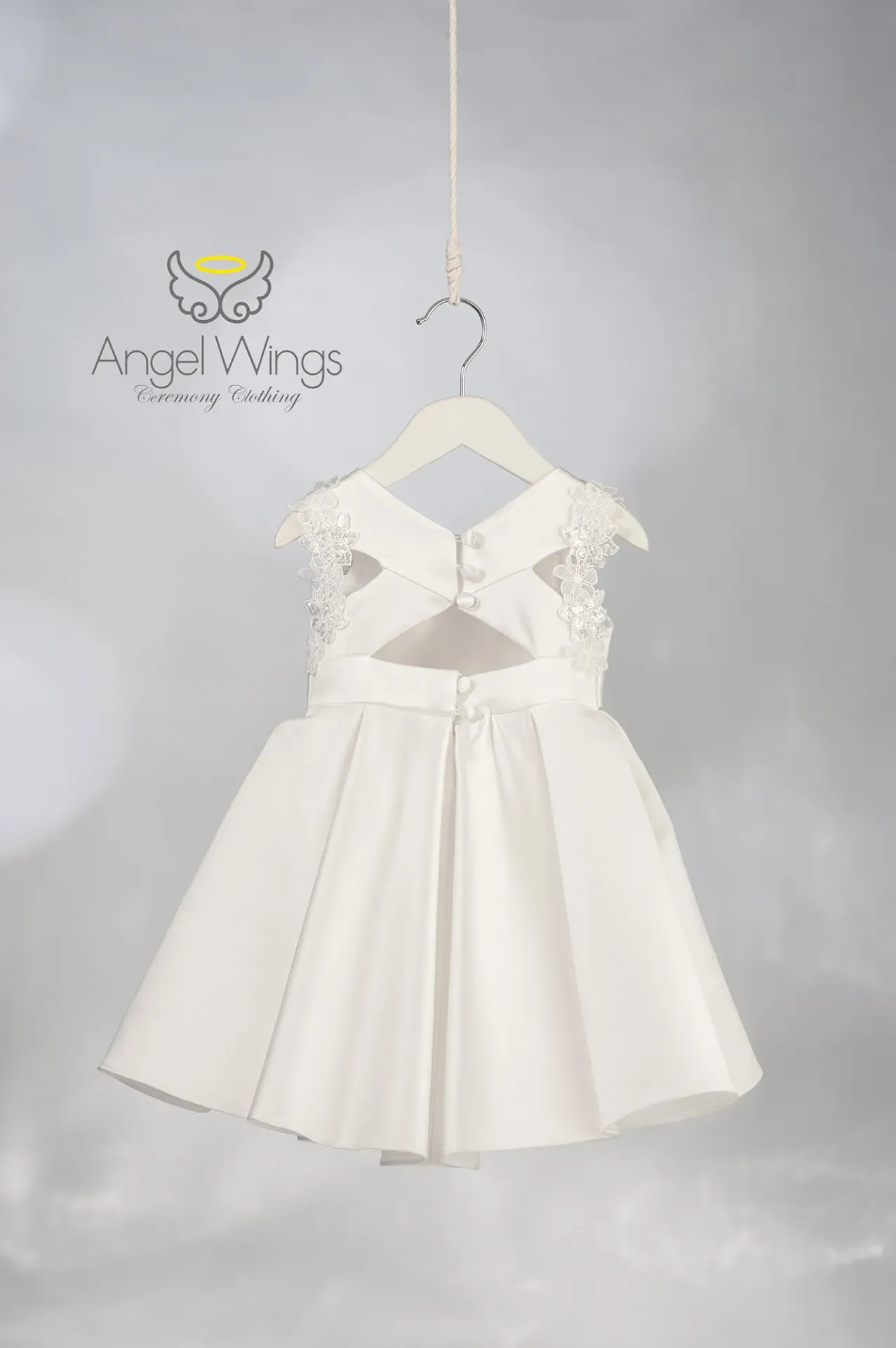 ANGEL WINGS DRESS (3-6M)