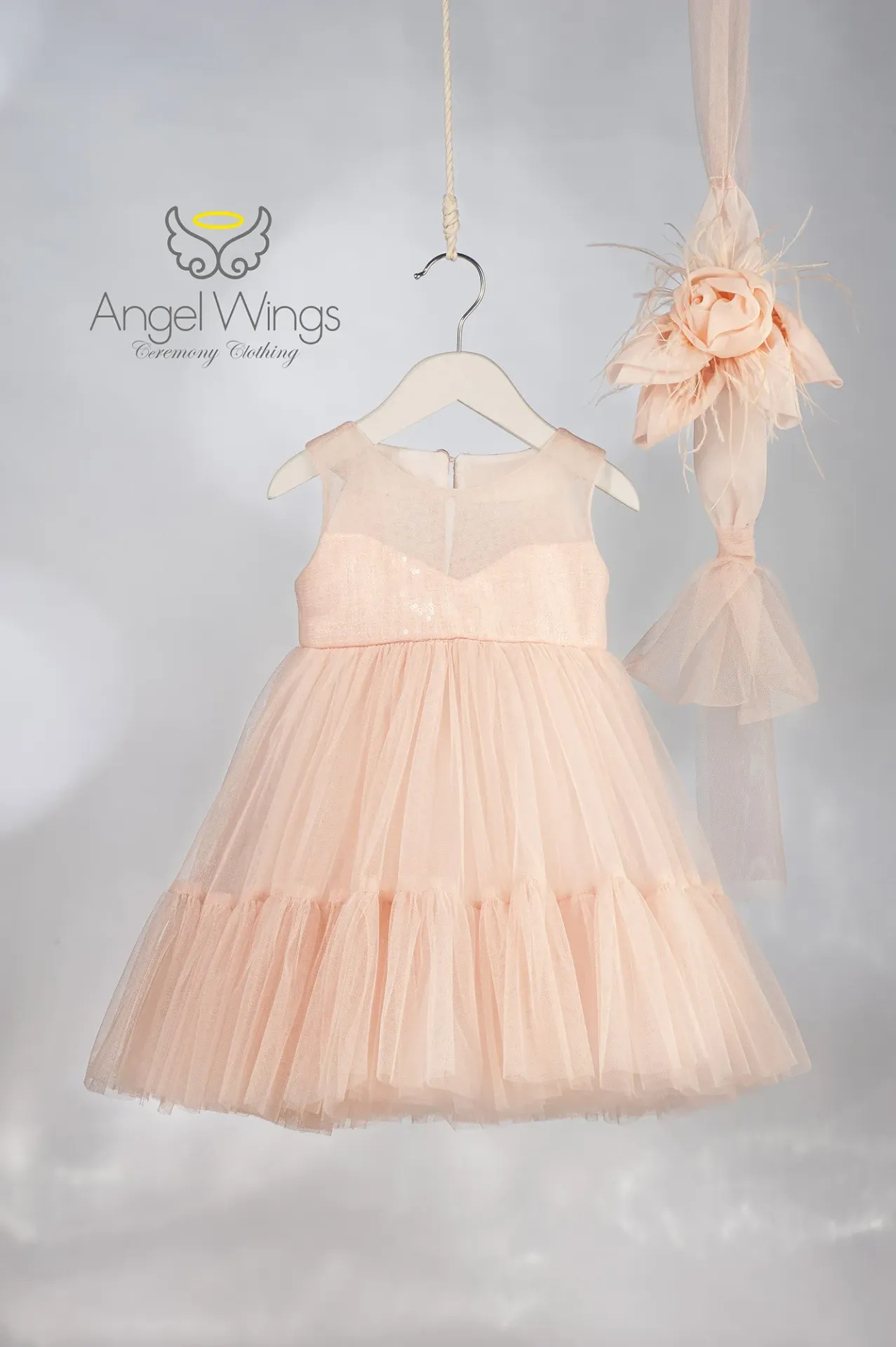 ANGEL WINGS DRESS BARBIE 304 (3-6M)