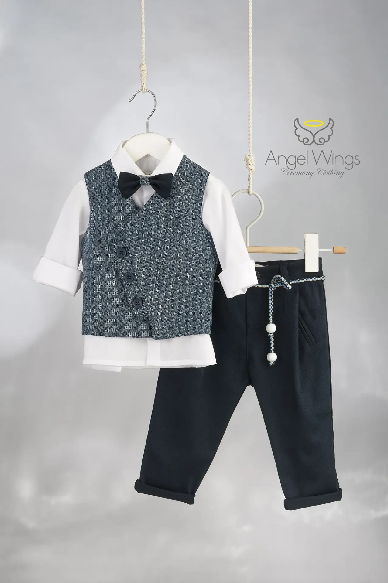 ANGEL WINGS SUIT CHRISTIAN B324 (3-6M)
