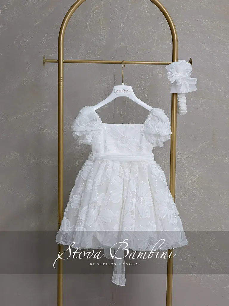 STOVA BAMBINI DRESS SS26 G21 (6-9M)