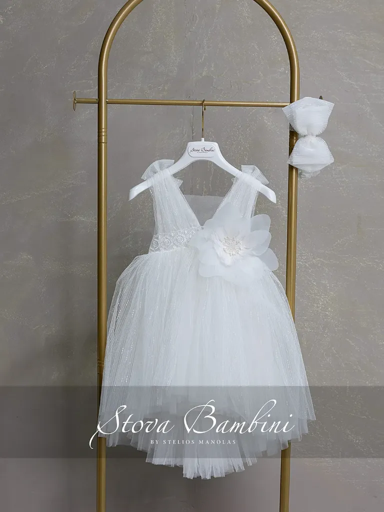 STOVA BAMBINI DRESS SS26 G19 (6-9M)