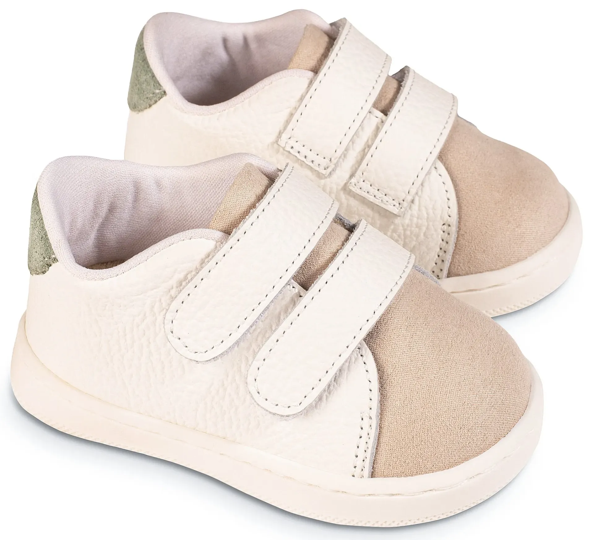 BABYWALKER BOY SHOES PRI.2113 (Beige/White, 18)