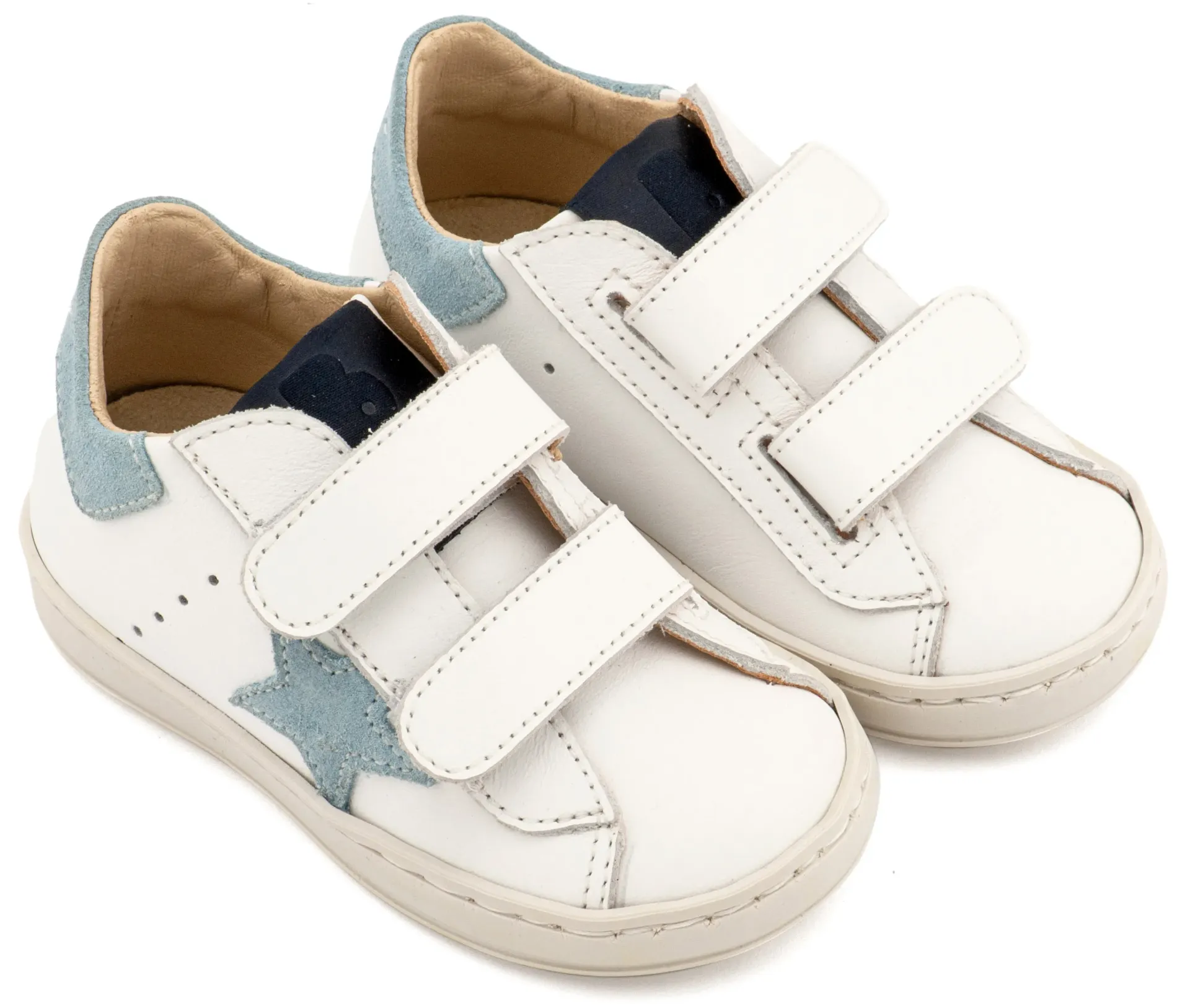 BABYWALKER BOY SHOES EXC.5316 (19, White/Blue)