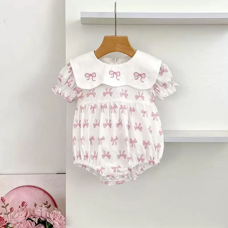 NANI - Pink Bow Romper